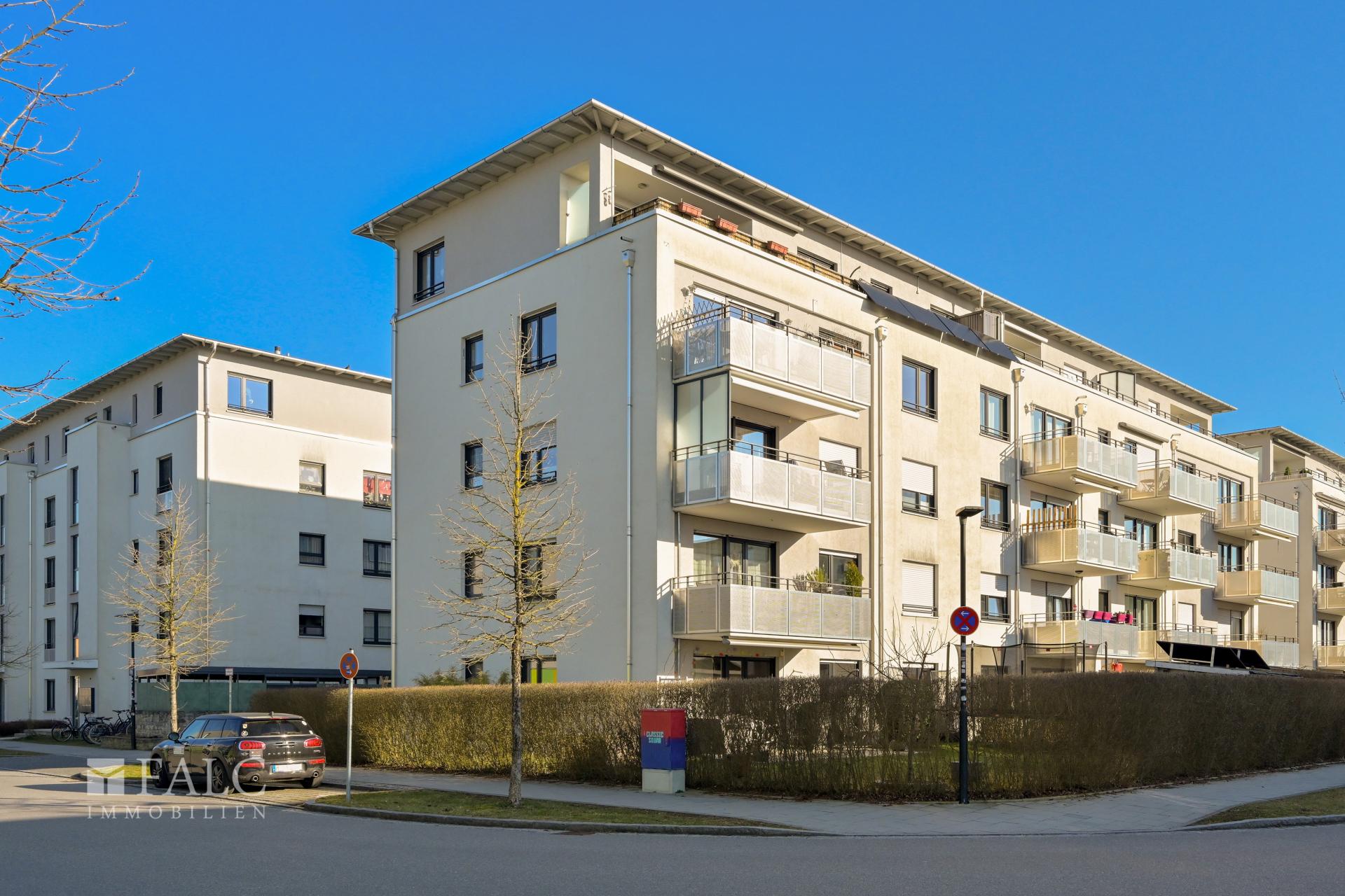 Gebäude Seitenansicht